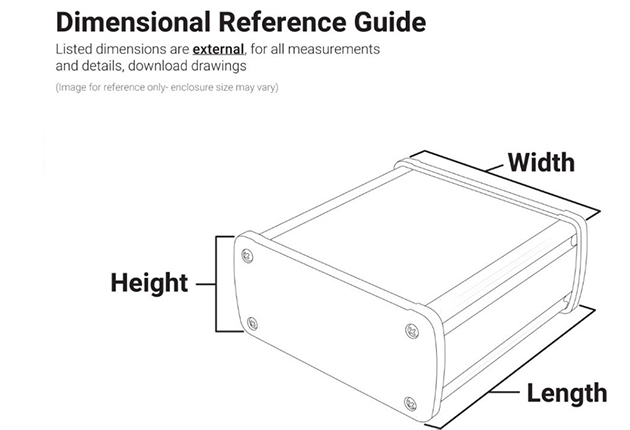 Extruded Aluminum Enclosure Profile